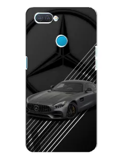 Чохол для OPPO A12 з картинкою «Mercedes AMG — графіка»