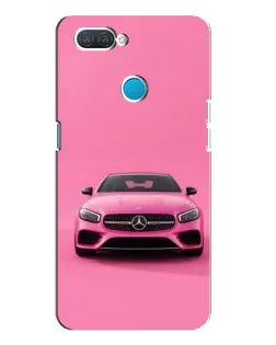 Чохол для OPPO A12 з картинкою «Рожевий Mercedes AMG»