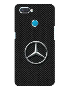 Чохол для OPPO A12 з картинкою «Карбоновий Mercedes стиль»