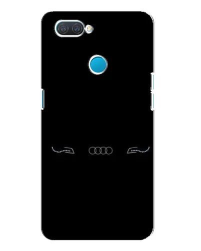 Чехол для OPPO A12 с картинкой «Audi — световой подпись»