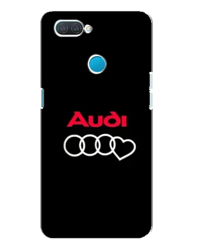 Чехол для OPPO A12 с картинкой «Логотип Audi Heart»