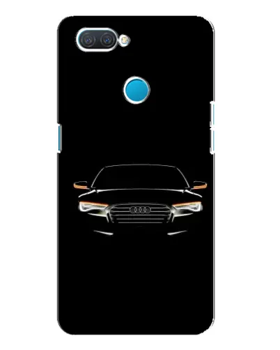 Чехол для OPPO A12 с картинкой «Audi — ночной контур»