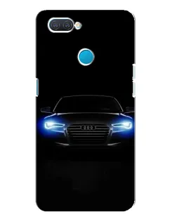 Чехол для OPPO A12 с картинкой «Audi в неоне»
