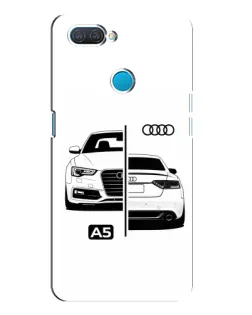 Чехол для OPPO A12 с картинкой «Audi — контрастный дизайн»