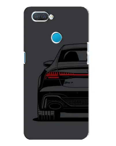 Чехол для OPPO A12 с картинкой «Задняя часть Audi — арт»