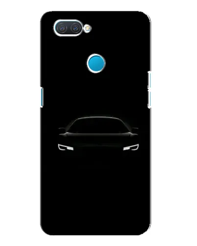 Чехол для OPPO A12 с картинкой «Взгляд Audi в темноте»