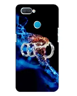 Чехол для OPPO A12 с картинкой «Энергия лого Audi»