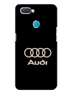 Чехол для OPPO A12 с картинкой «Audi — золотой логотип»