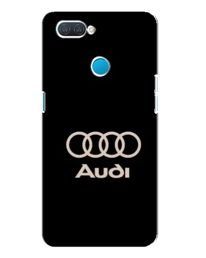 Чехол для OPPO A12 с картинкой «Audi — золотой логотип»