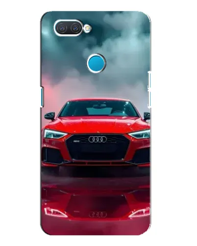 Чехол для OPPO A12 с картинкой «Audi RS — красный стиль»