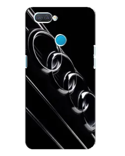 Чехол для OPPO A12 с картинкой «Audi — абстрактные кольца»