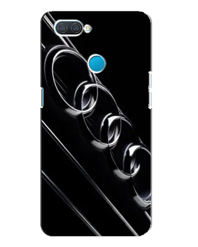 Чехол для OPPO A12 с картинкой «Audi — абстрактные кольца»