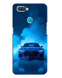 Чехол для OPPO A12 с картинкой «Audi — голубая энергия»