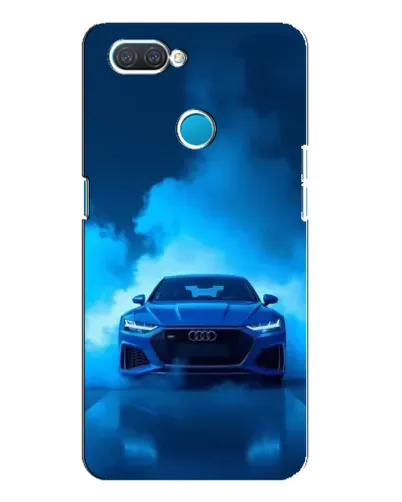 Чехол для OPPO A12 с картинкой «Audi — голубая энергия»