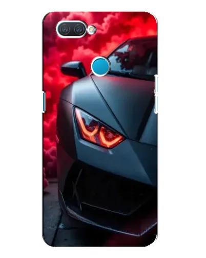 Чохол для OPPO A12 з картинкою «Lamborghini червоне сяйво»
