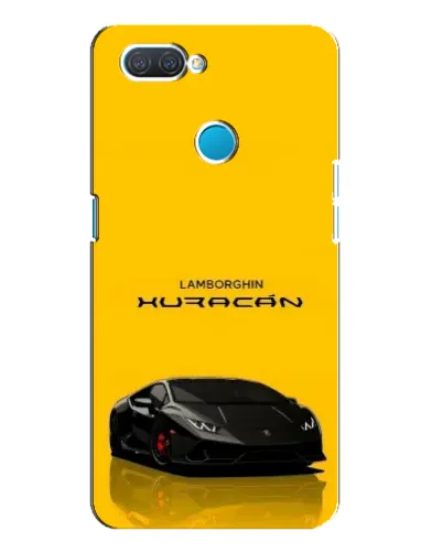 Чохол для OPPO A12 з картинкою «Lamborghini Huracan чорний»