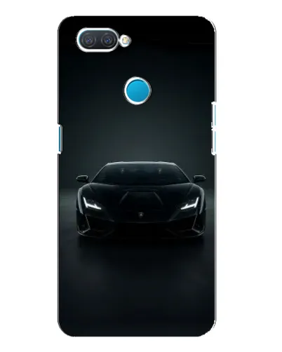 Чохол для OPPO A12 з картинкою «Чорний Lamborghini Aventador»