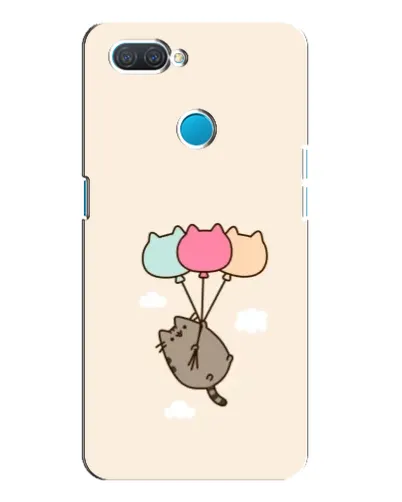 Чехол для OPPO A12 с картинкой «Пушин на шариках»