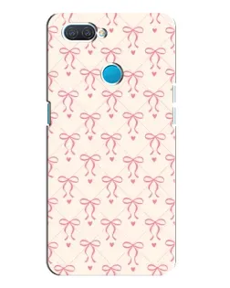 Чехол для OPPO A12 с картинкой «Розовые бантики Coquette»