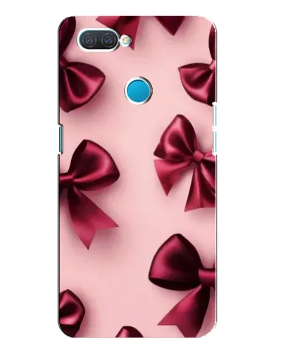 Чехол для OPPO A12 с картинкой «Бордовый атлас»