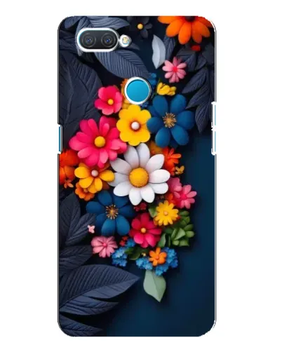 Чехол для OPPO A12 с картинкой «Цветочная феерия»