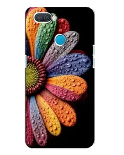 Чехол для OPPO A12 с картинкой «Радужный цветок»