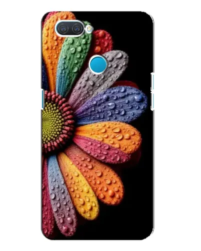 Чехол для OPPO A12 с картинкой «Радужный цветок»