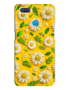 Чехол для OPPO A12 с картинкой «Ромашковое солнце»