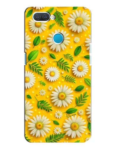 Чехол для OPPO A12 с картинкой «Ромашковое солнце»