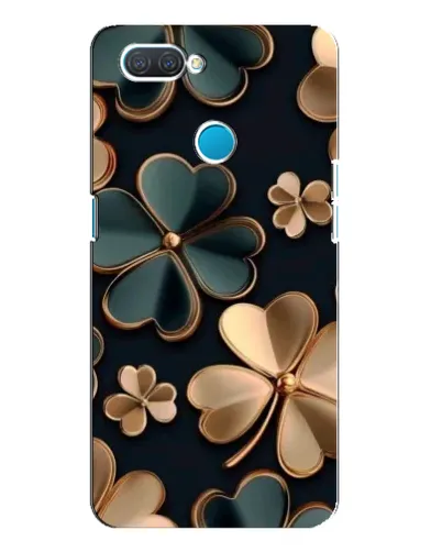 Чехол для OPPO A12 с картинкой «Клевер в золоте»