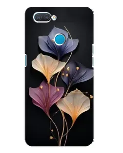 Чехол для OPPO A12 с картинкой «Лиловые цветы грации»