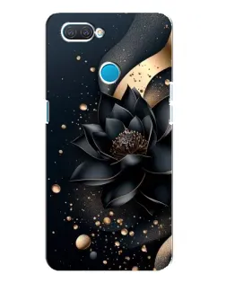 Чехол для OPPO A12 с картинкой «Черный лотос»