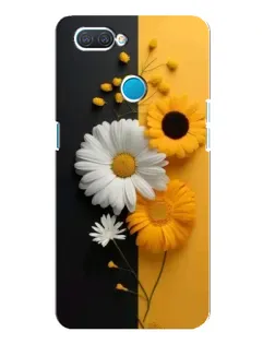 Чехол для OPPO A12 с картинкой «Подсолнух и ромашка»
