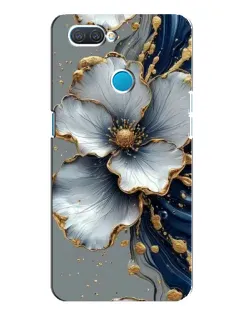 Чохол для OPPO A12 з картинкою «Біла квітка та золотий флюїд» Чохол для OPPO A12 з картинкою «Біла квітка та золотий флюїд»