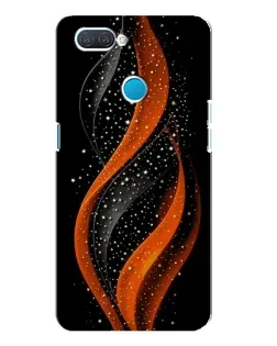Чехол для OPPO A12 с картинкой «Огненная звездная волна»