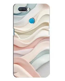 Чехол для OPPO A12 с картинкой «Пастельные нежные волны»