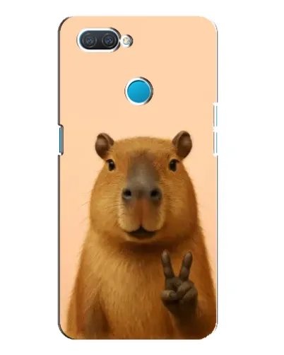 Чехол для OPPO A12 с картинкой «Капибара виктория» Чехол для OPPO A12 с картинкой «Капибара виктория»