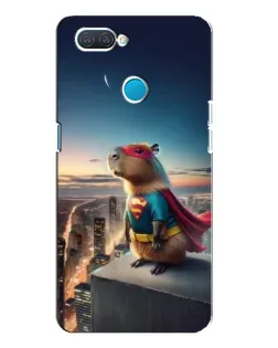 Чехол для OPPO A12 с картинкой «Капи-мен супергерой»