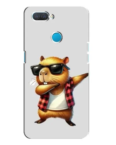 Чехол для OPPO A12 с картинкой «Капибара рэпер даб» Чехол для OPPO A12 с картинкой «Капибара рэпер даб»