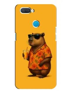 Чехол для OPPO A12 с картинкой «Капибара на отдыхе»