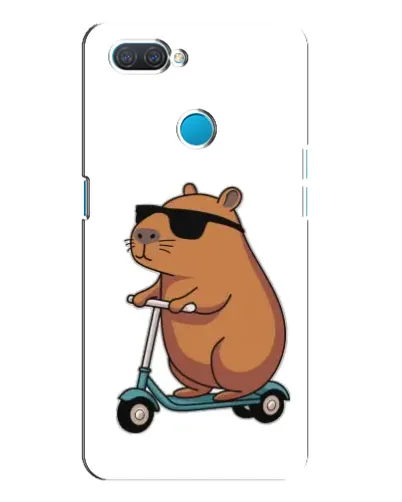Чехол для OPPO A12 с картинкой «Капибара на самокате» Чехол для OPPO A12 с картинкой «Капибара на самокате»