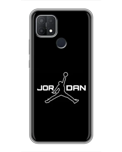 Чехол для OPPO A15 с картинкой «Nike Pink Swirl»