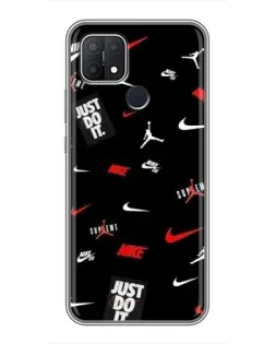 Чехол для OPPO A15 с картинкой «Nike Mix Pattern» Чехол для OPPO A15 с картинкой «Nike Mix Pattern»
