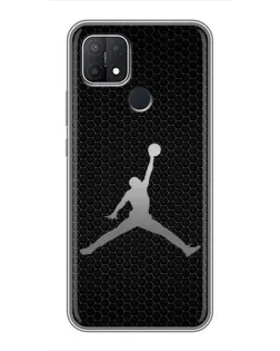 Чехол для OPPO A15 с картинкой «Jordan Dark Carbon» Чехол для OPPO A15 с картинкой «Jordan Dark Carbon»