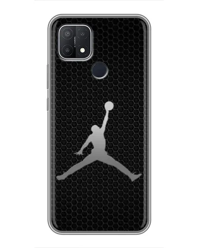 Чехол для OPPO A15 с картинкой «Jordan Dark Carbon»