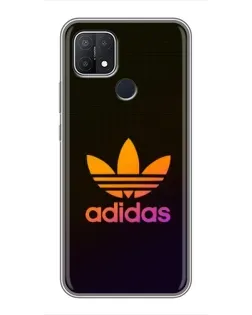 Чехол для OPPO A15 с картинкой «Градиент Adidas»