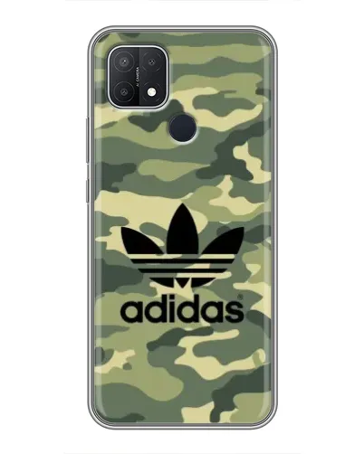 Чехол для OPPO A15 с картинкой «Милитари стиль Adidas»