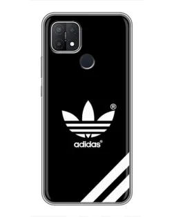 Чехол для OPPO A15 с картинкой «Adidas с диагональными полосами»