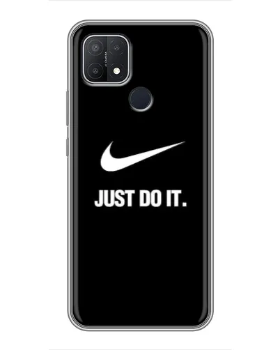 Чехол для OPPO A15 с картинкой «Классический принт Nike»