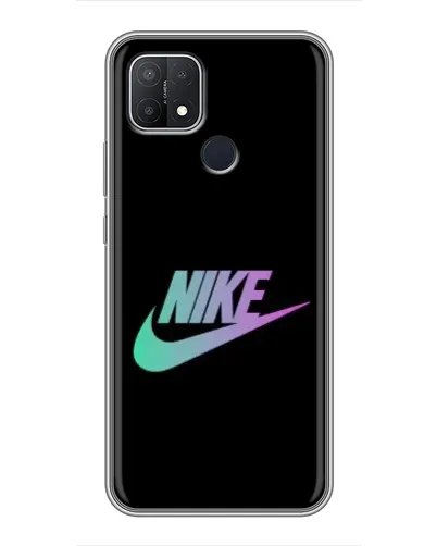Чехол для OPPO A15 с картинкой «Nike — городская ночь»